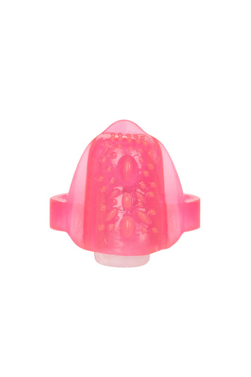 Cal Exotics - Foil Pack - Vibrating Tongue Teaser Ring - Pink - Stag Shop