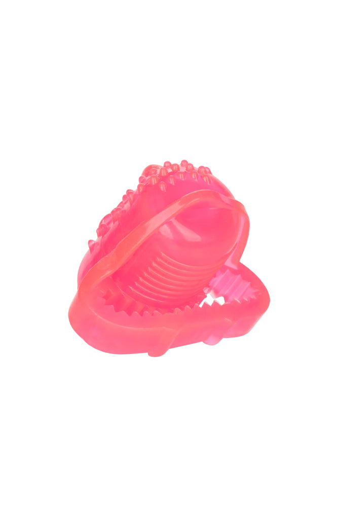 Cal Exotics - Foil Pack - Vibrating Tongue Teaser Ring - Pink - Stag Shop