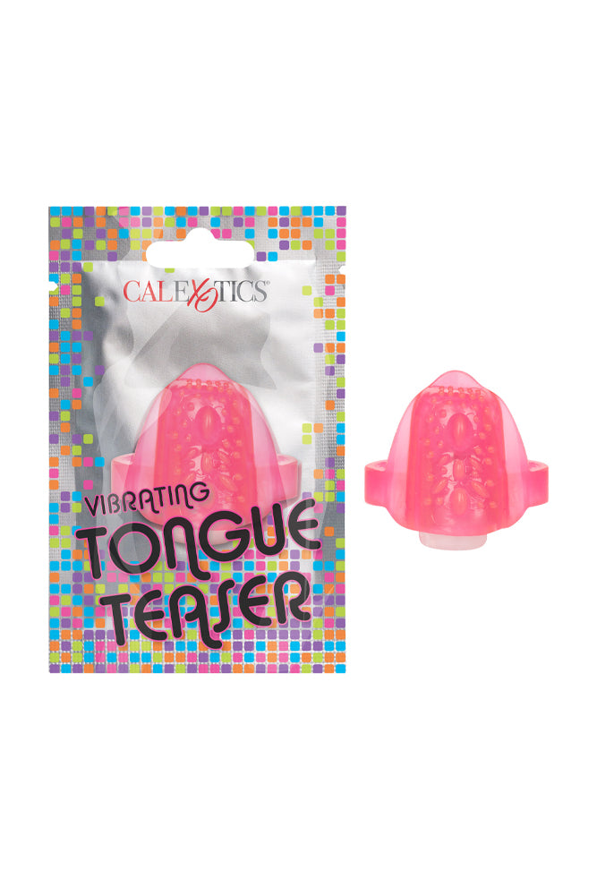 Cal Exotics - Foil Pack - Vibrating Tongue Teaser Ring - Pink - Stag Shop