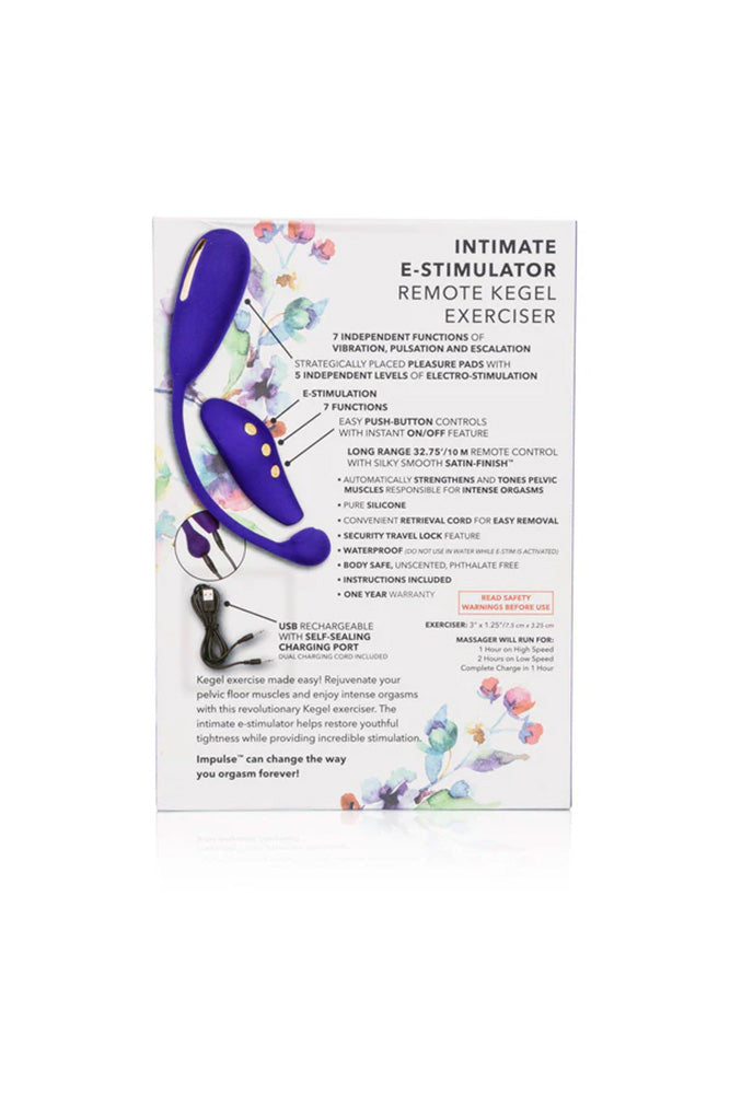 Cal Exotics - Impulse - Intimate E-Simulator Remote Kegel Exerciser - Purple - Stag Shop