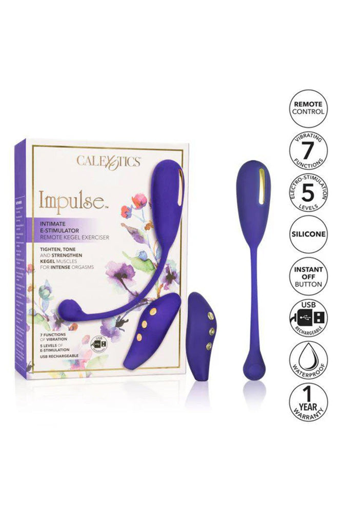 Cal Exotics - Impulse - Intimate E-Simulator Remote Kegel Exerciser - Purple - Stag Shop