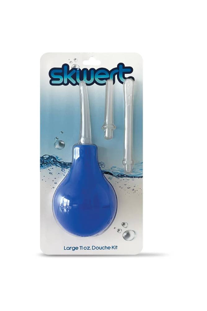 Channel 1 Releasing - Skwert Large 11oz - 4 Piece Douche Kit - Blue - Stag Shop