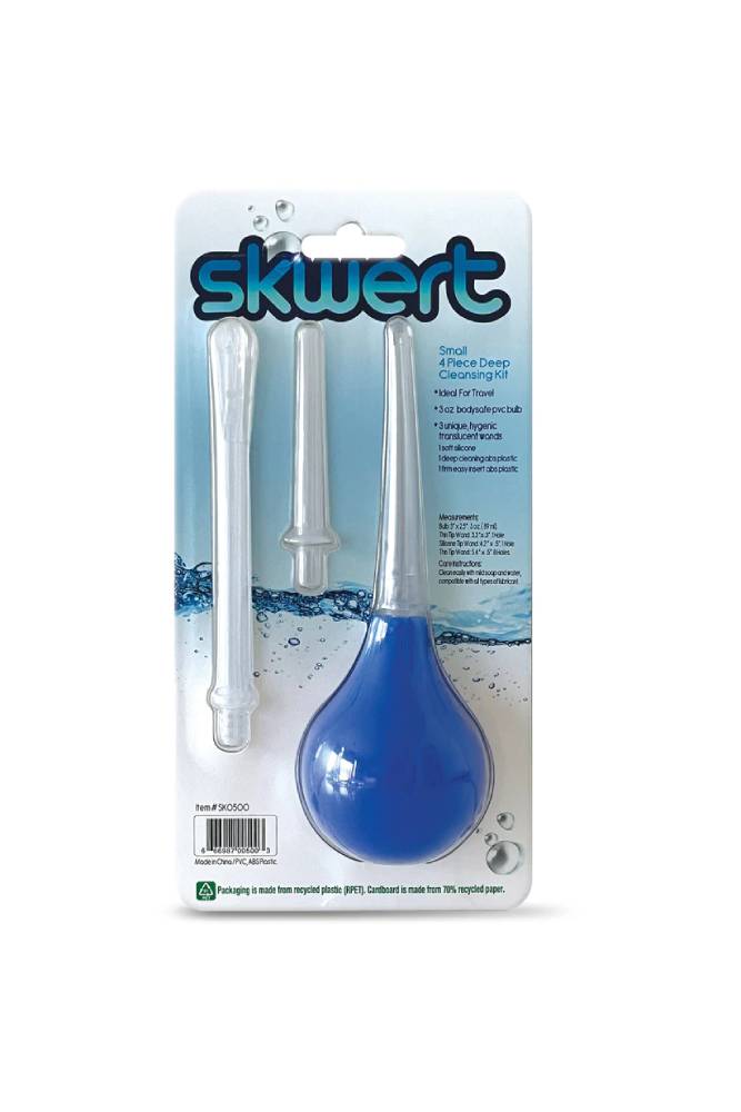 Channel 1 Releasing - Skwert Small 3oz - 4 Piece Douche Kit - Blue - Stag Shop