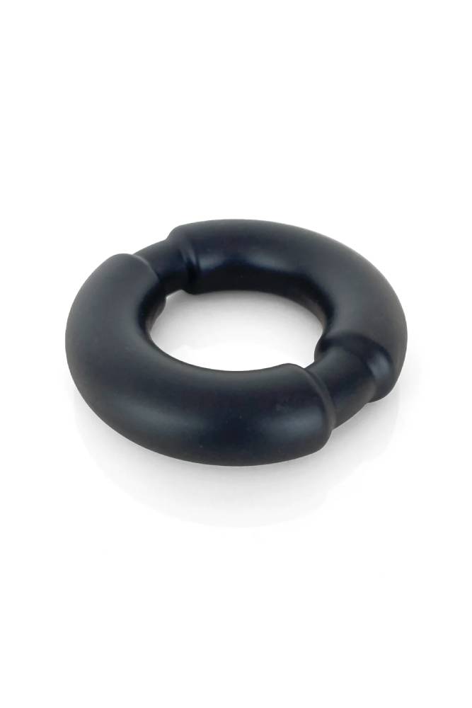 Channel 1 Releasing - Vers - Steel Weighted Cock Ring - Black - Stag Shop