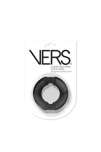Thumbnail for Channel 1 Releasing - Vers - Steel Weighted Cock Ring - Black - Stag Shop
