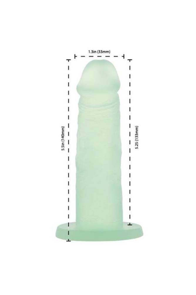 Addiction - Cocktails - 5.5 inch Silicone Dong - Mint Mojito - Stag Shop