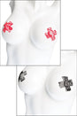 Coquette - 1893 - Lace Cross Pasties 2 Pair Set - Stag Shop