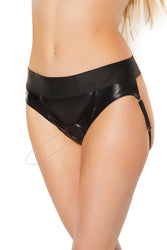Coquette - 22226 - Harness Thong - Black - Stag Shop