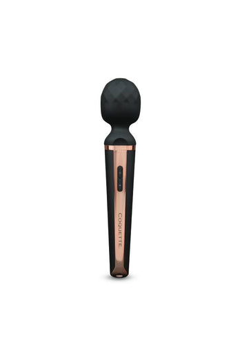 Coquette Pleasure Collection - 23602 - The Princess Massage Wand - Black - Stag Shop