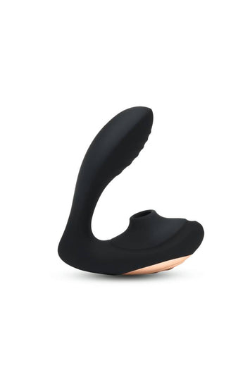 Coquette Pleasure Collection - 23609 - The Royal Embrace Dual Stimulator - Black - Stag Shop