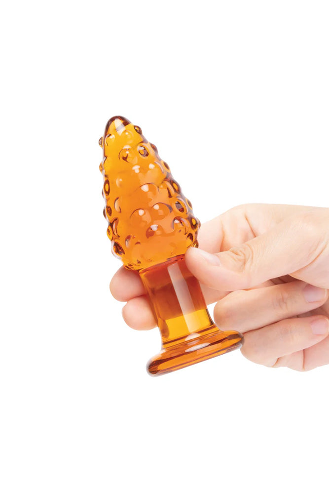 Gläs - Cornstar 4" Glass Butt Plug