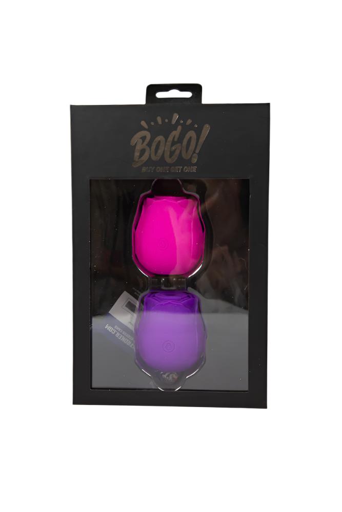 Cousins Group - BOGO - Rose Clitoral Suction Toy Set - 2 Pack - Stag Shop