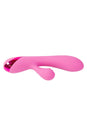 Cousins Group - Juicy - V-Gasm Dual Vibrator With Flickering Stimulator - Pink - Stag Shop