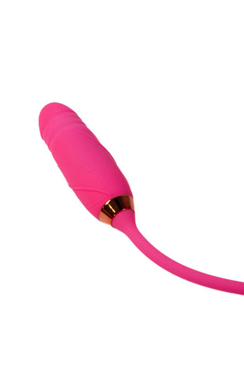 Cousins Group - Pink Pussycat - Air Pulse Rose With Thrusting Vibrator - Pink - Stag Shop