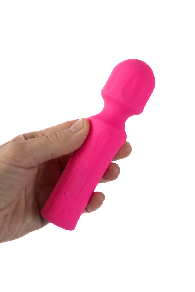 Cousins Group - Pink Pussycat - Mini Wand Vibrator - Pink - Stag Shop