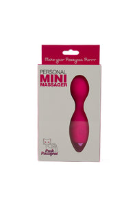 Thumbnail for Cousins Group - Pink Pussycat - Personal Mini Massager Wand Vibrator - Pink