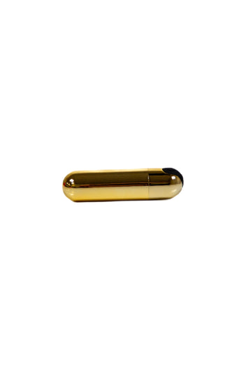 Cousins Group - Pink Pussycat - Rechargeable Bullet Vibrator - Gold - Stag Shop