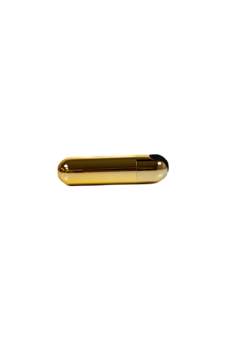 Cousins Group - Pink Pussycat - Rechargeable Bullet Vibrator - Gold - Stag Shop