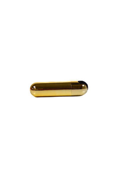 Pink Pussycat - Rechargeable Bullet Vibrator - Gold | Stag Shop