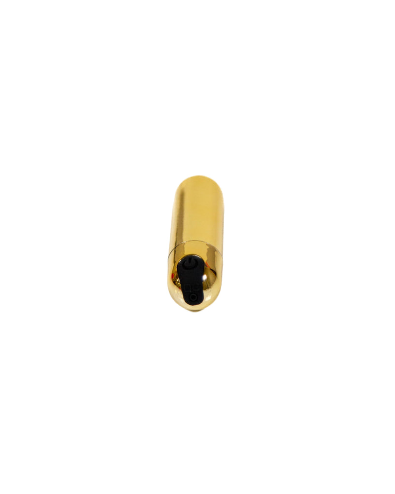 Cousins Group - Pink Pussycat - Rechargeable Bullet Vibrator - Gold - Stag Shop
