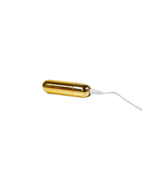 Cousins Group - Pink Pussycat - Rechargeable Bullet Vibrator - Gold - Stag Shop