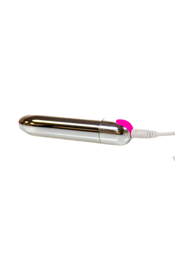 Cousins Group - Pink Pussycat - Rechargeable Silver Bullet - Silver/Pink - Stag Shop