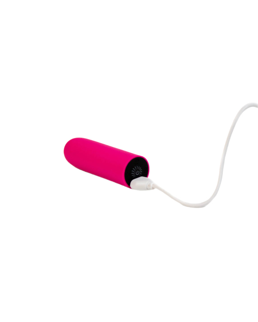 Cousins Group - Pink Pussycat - Rechargeable Silicone Bullet - Pink - Stag Shop