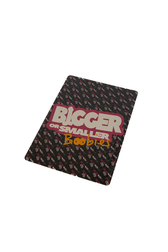 Creative Conceptions - Bigger or Smaller Boobs Card Game - Stag Shop