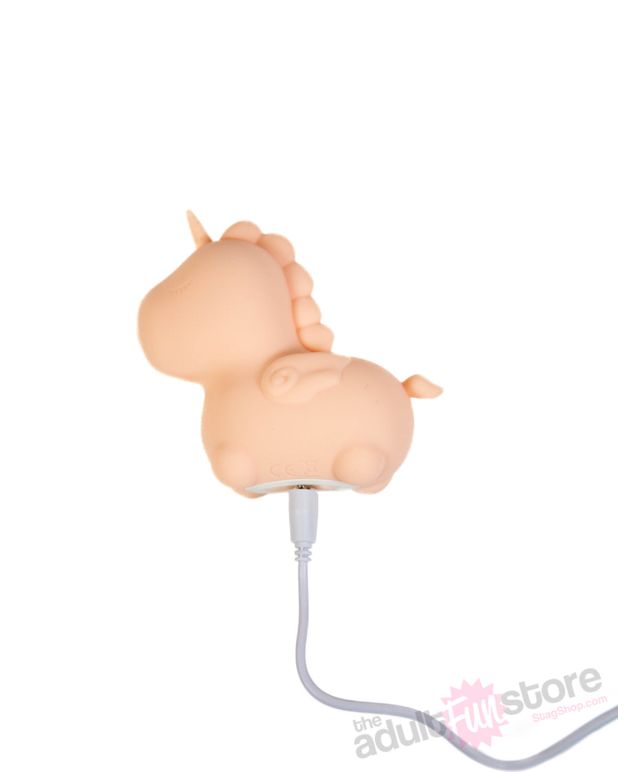 Creative Conceptions - Unihorn Heart Throb Pulsing Vibrator - Pink - Stag Shop