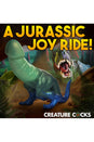 XR Brands - Creature Cocks - Jurassic Cock Dinosaur Silicone Dildo - Stag Shop