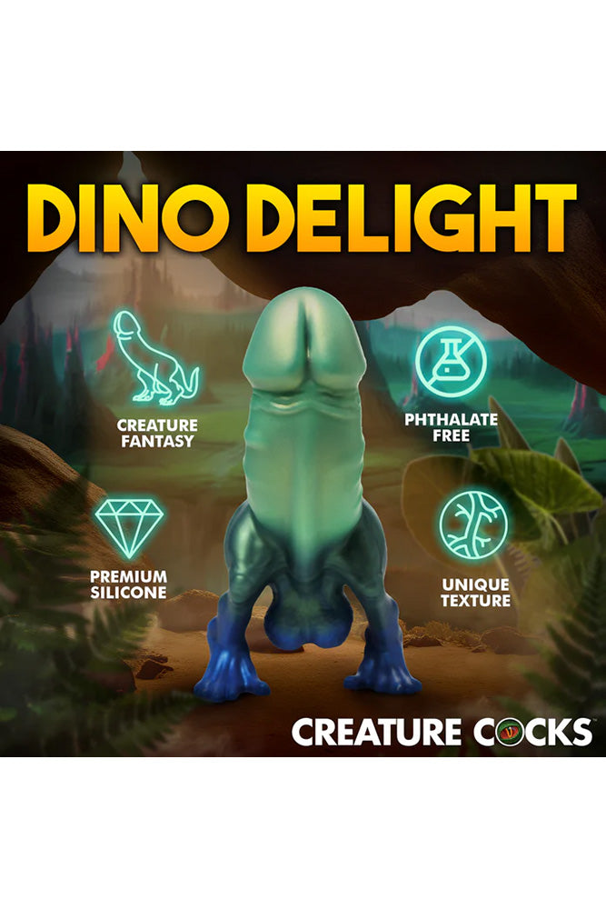 XR Brands - Creature Cocks - Jurassic Cock Dinosaur Silicone Dildo - Stag Shop