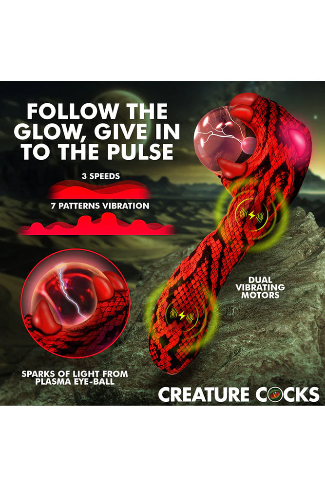 XR Brands - Creature Cocks - Cobra Plasma Vibrator - Stag Shop
