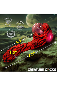 Thumbnail for XR Brands - Creature Cocks - Cobra Plasma Vibrator - Stag Shop