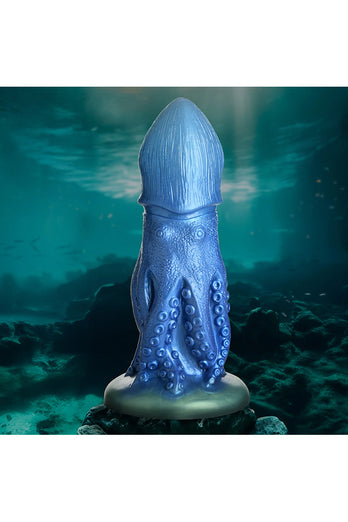 XR Brands - Creature Cocks - Cocktopus Octopus Silicone Dildo - Blue - Stag Shop