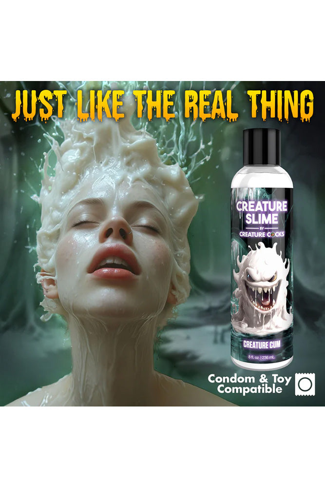 XR Brands - Creature Cocks - Creature Slime Creature Cum Unscented Jizz Lubricant - 8oz - Stag Shop