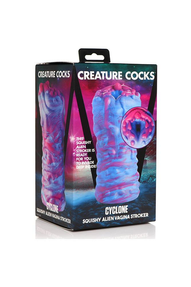 XR Brands - Creature Cocks - Cyclone Squishy Alien Vagina Stroker - Multicolour - Stag Shop