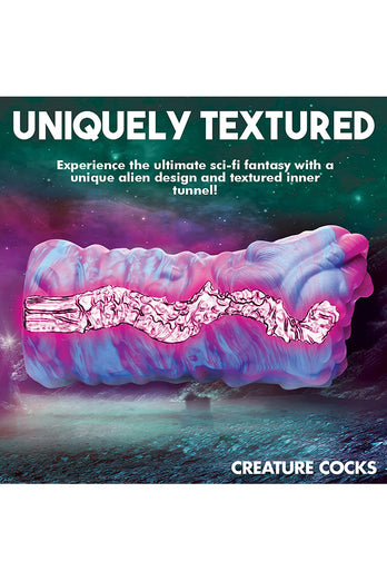 XR Brands - Creature Cocks - Cyclone Squishy Alien Vagina Stroker - Multicolour - Stag Shop
