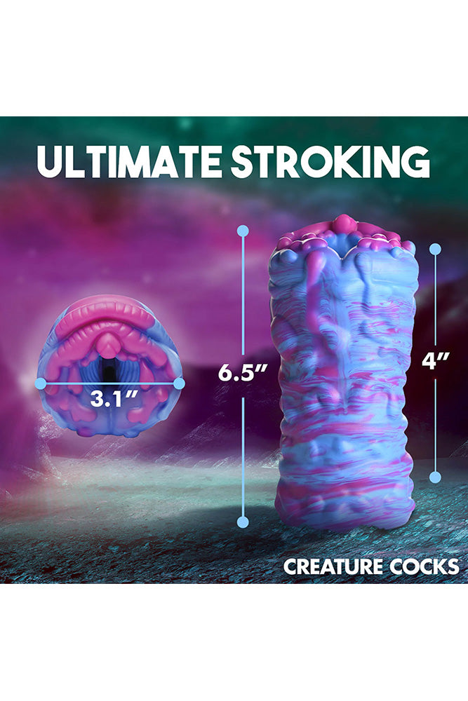 XR Brands - Creature Cocks - Cyclone Squishy Alien Vagina Stroker - Multicolour - Stag Shop
