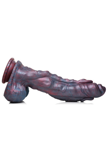 XR Brands - Creature Cocks - Hydra Sea Monster Silicone Dildo - Purple - Stag Shop
