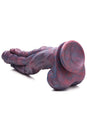 XR Brands - Creature Cocks - Hydra Sea Monster Silicone Dildo - Purple - Stag Shop
