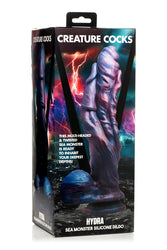 XR Brands - Creature Cocks - Hydra Sea Monster Silicone Dildo - Purple - Stag Shop