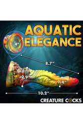 XR Brands - Creature Cocks - Majestic Merman Silicone Dildo - Stag Shop