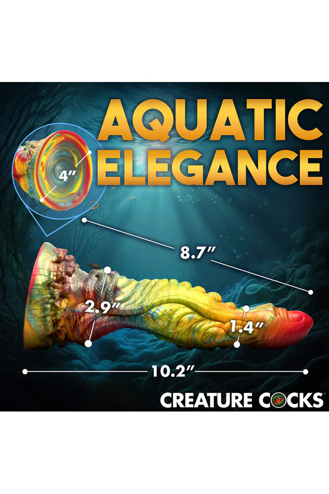XR Brands - Creature Cocks - Majestic Merman Silicone Dildo - Stag Shop