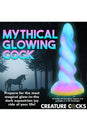 XR Brands - Creature Cocks - Moon Rider Glow-In-The-Dark Silicone Dildo - Stag Shop
