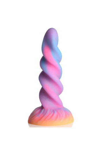 XR Brands - Creature Cocks - Moon Rider Glow-In-The-Dark Silicone Dildo - Stag Shop