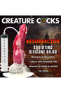 XR Brand - Creature Cocks - Resurrector Phoenix Squirting Silicone Dildo - Red/White - Stag Shop