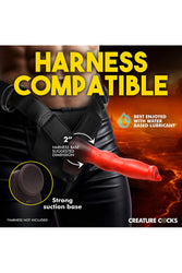 XR Brands - Creature Cocks - Ramming Hound Thrusting & Vibrating Silicone Dildo - Stag Shop