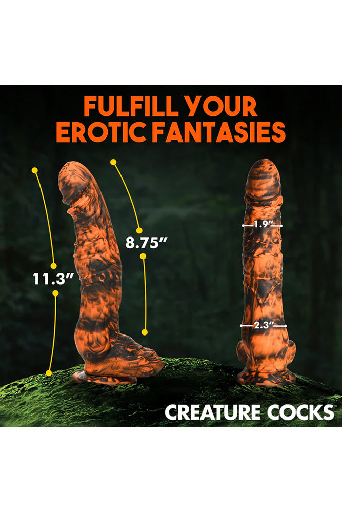 XR Brands - Creature Cocks - Sabertooth Silicone Dildo - Stag Shop