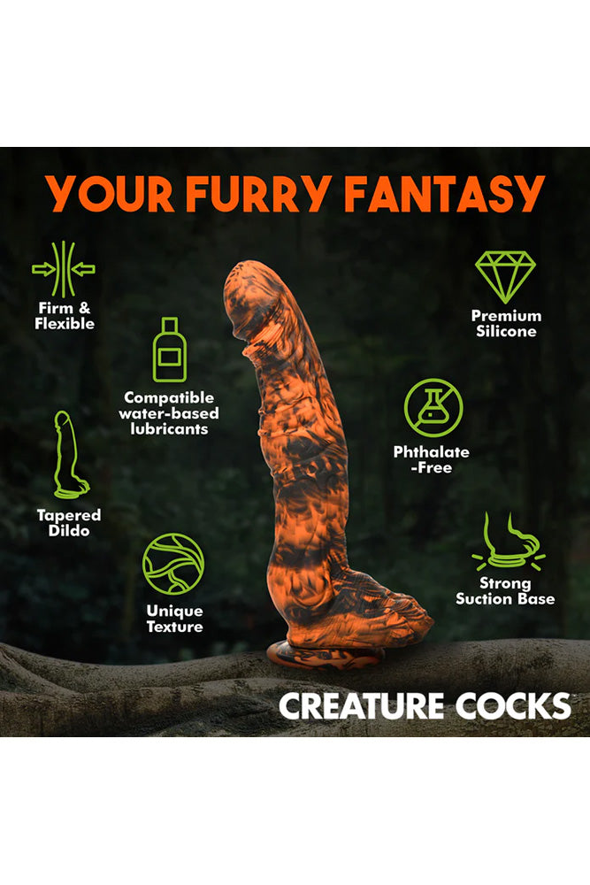 XR Brands - Creature Cocks - Sabertooth Silicone Dildo - Stag Shop