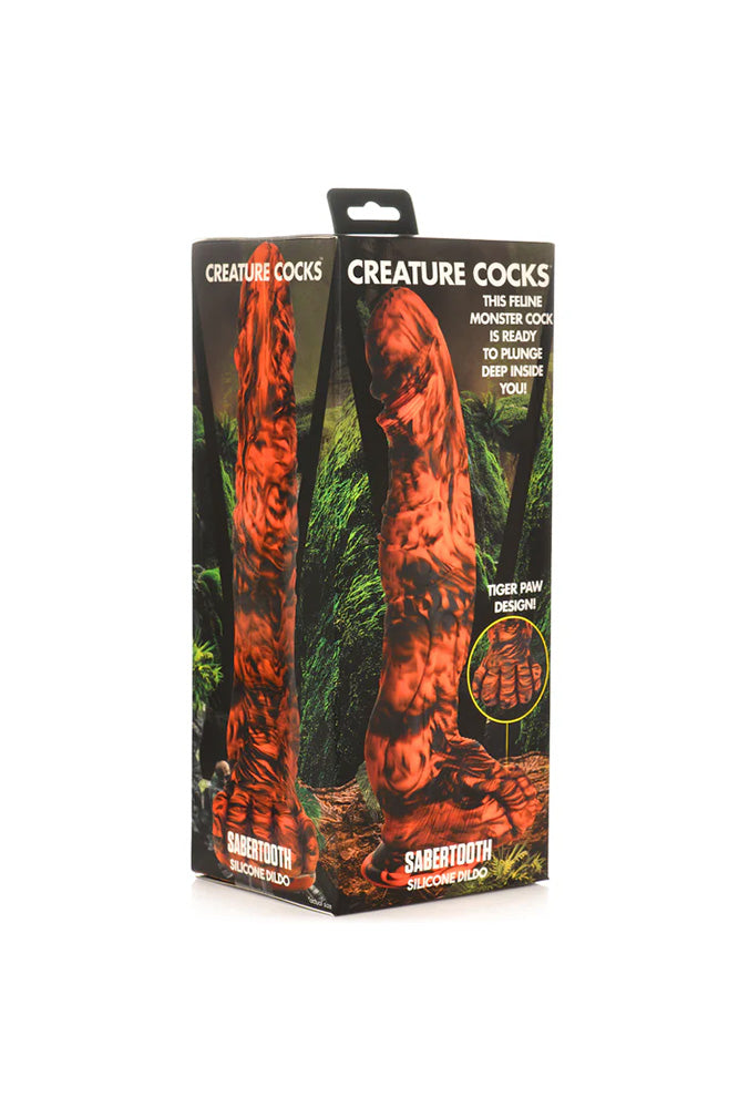 XR Brands - Creature Cocks - Sabertooth Silicone Dildo - Stag Shop